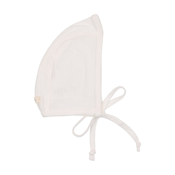 Lilette Winter White Pointelle Bonnet