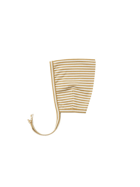 Quincy Mae Gold Stripe Pixie Bonnet