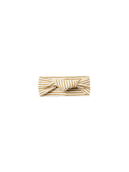 Quincy Mae Gold Stripe Baby Turban