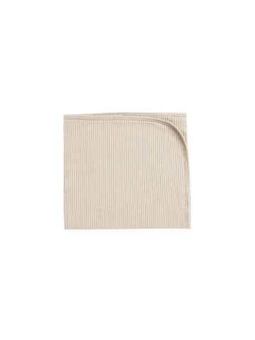 Quincy Mae Natural Ribbed Baby Blanket