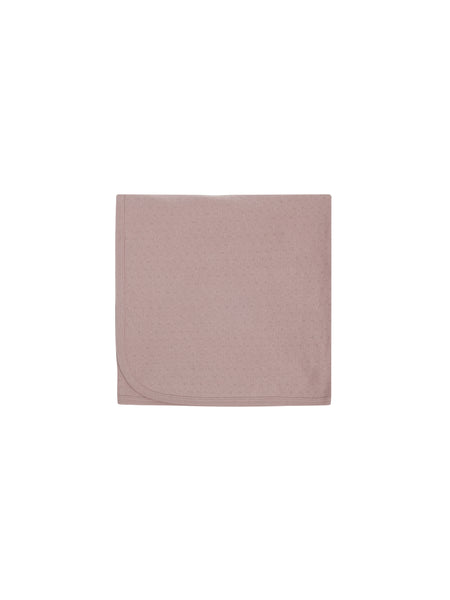 Quincy Mae Lilac Pointelle Baby Blanket