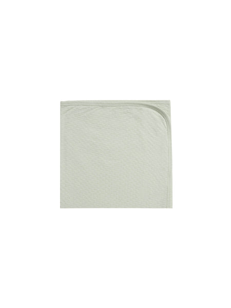 Quincy Mae Mint Pointelle Baby Blanket