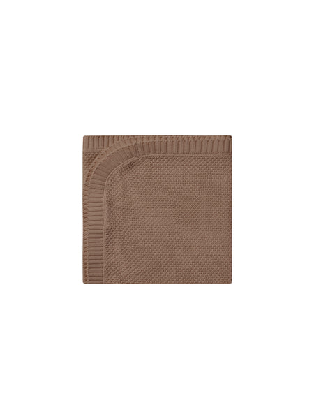 Quincy Mae Cocoa Knit Baby Blanket