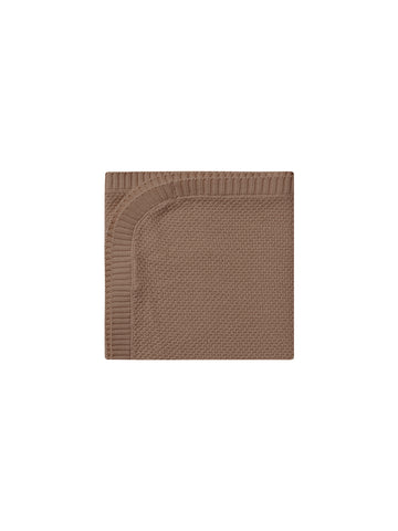 Quincy Mae Cocoa Knit Baby Blanket