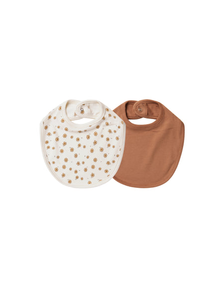 Quincy Mae Daisy Confetti Amber Bib Set