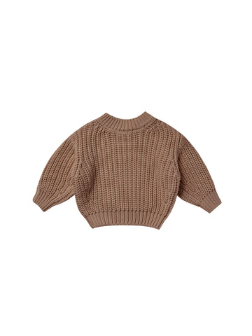 Quincy Mae Cocoa Knit Chunky Sweater + Bloomer Set