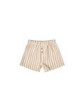 Quincy Mae Boxy Clay Top + Striped Short Set