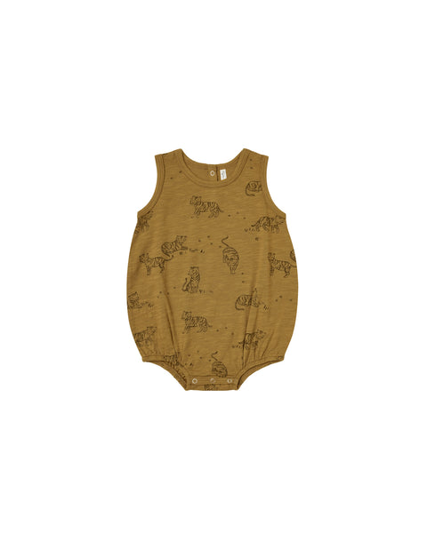 Rylee & Cru Ochre Tigers Bubble Onesie