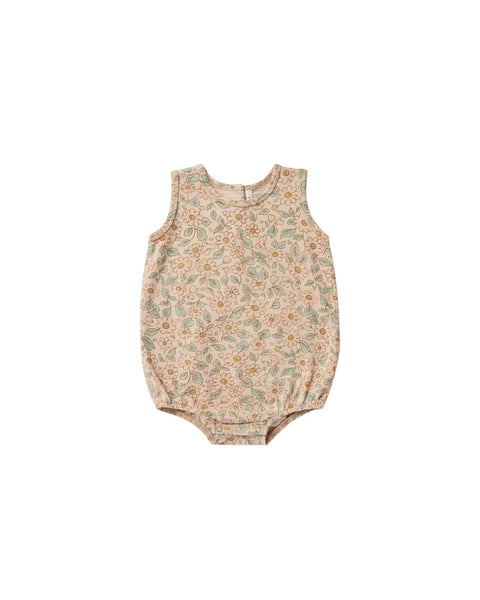 Rylee & Cru Blush Floral Bubble Romper