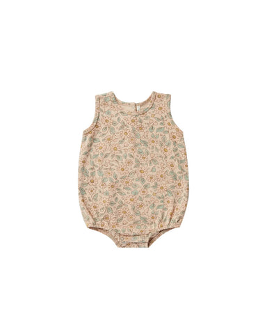 Rylee & Cru Blush Floral Bubble Romper