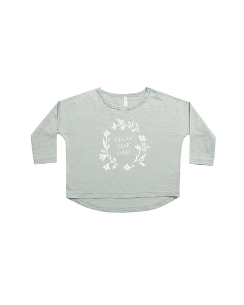 Rylee & Cru Blue Fog Follow Your Heart Tee