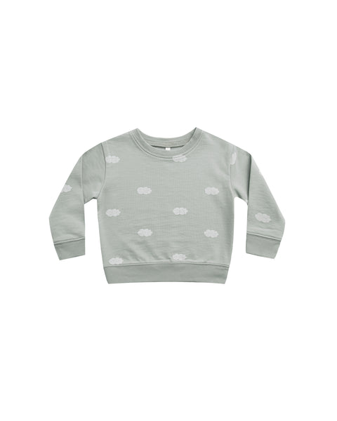 Rylee & Cru Blue Fog Clouds Sweatshirt