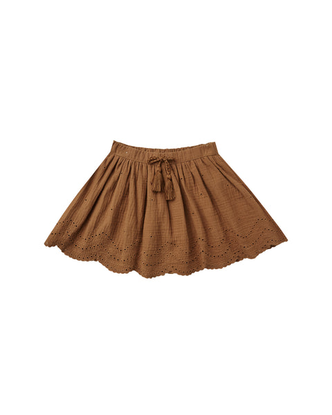 Rylee & Cru Rust Mini Skirt