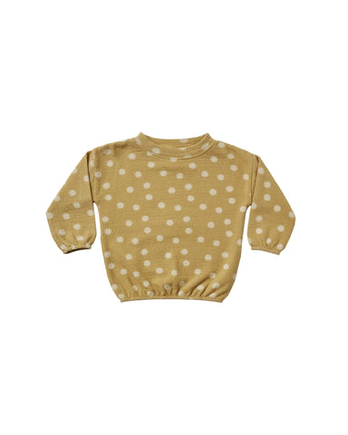 Rylee & Cru Gold Sunburst Slouchy Pullover Sweatshirt