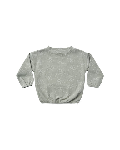 Rylee & Cru Blue Fog Meadow Slouchy Pullover Sweatshirt