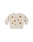 Rylee & Cru Natural Flowers Cassidy Sweater + Bloomer Set