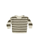 Rylee & Cru Olive Stripe Chenille Sweater Set