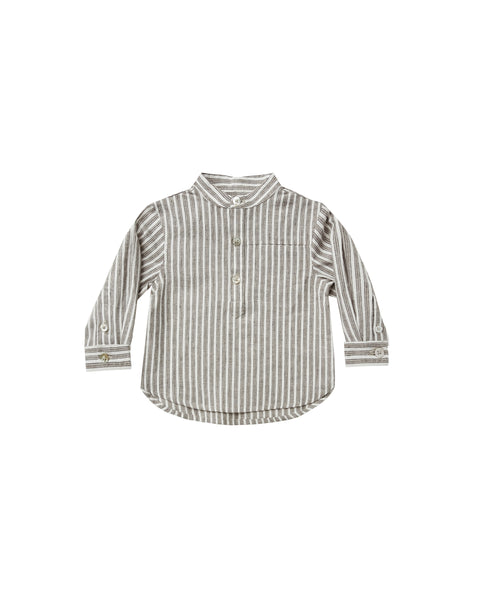 Rylee & Cru Vintage Black Railroad Stripe Mason Shirt