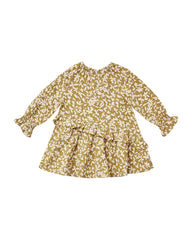 新品タグ付き　RachelRiley★DitsyPinkBloom 6y Buy Blue Ditsy Floral Baby Long Sleeve Frill Top And