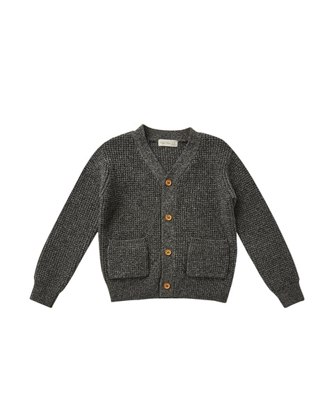 Rylee & Cru Charcoal Button Cardigan