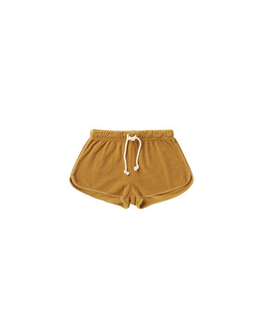 Rylee & Cru Gold Terry Track Shorts