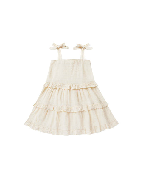 Rylee & Cru Ivory Ruffle Swing Dress