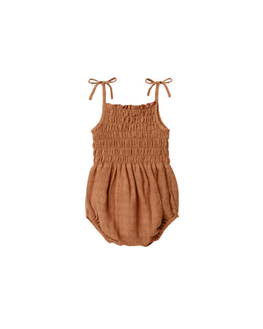 Rylee & Cru Terracotta Kaia Romper