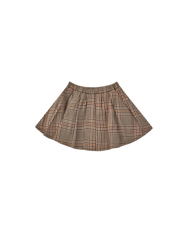 Rylee & Cru Rustic Plaid Pleated Mini Skirt