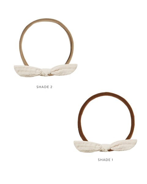 Rylee & Cru Ivory Little Knot Headband