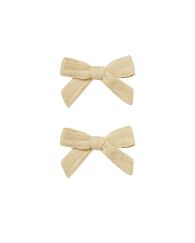 Rylee & Cru Butter Bow With Clip