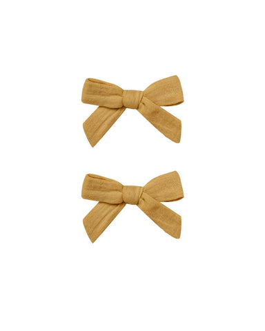 Rylee & Cru Gold Bow with Clip Set