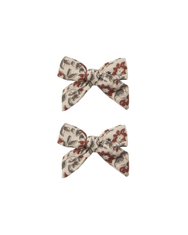 Rylee & Cru Vintage Floral Bow With Clip Set