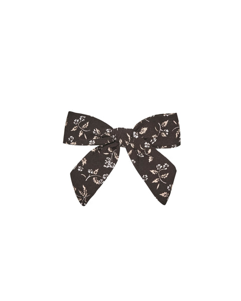 Rylee & Cru Dark Floral Girl Bow