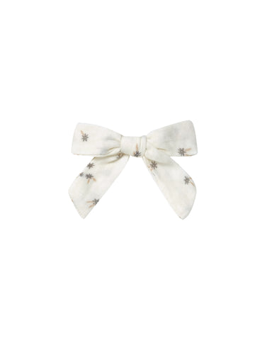 Rylee & Cru Blue Daisy Girl Bow Clip