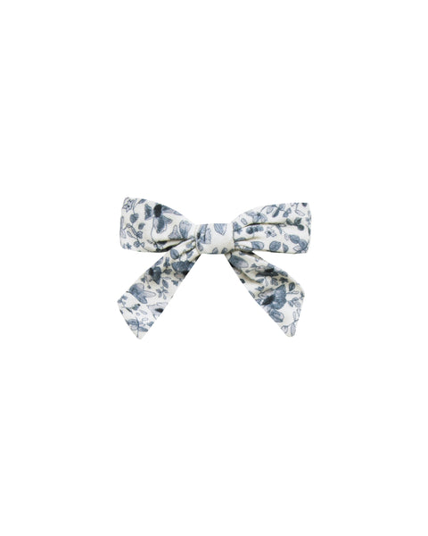 Rylee & Cru Blue Floral Girl Bow