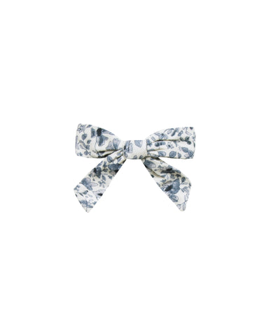 Rylee & Cru Blue Floral Girl Bow