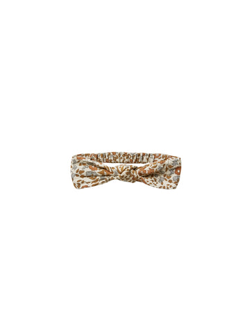 Rylee & Cru Beige Bloom Knotted Headband