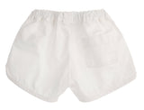 Tocoto Vintage White Cotton Shorts