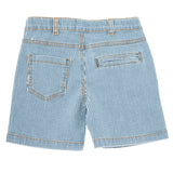 Tocoto Vintage Blue Stripe Bermuda Shorts