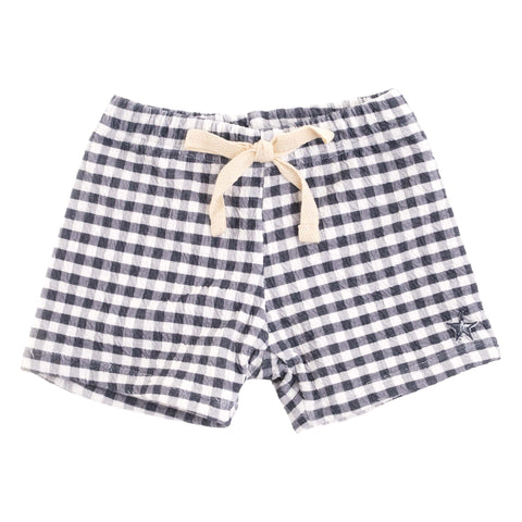 Tocoto Vintage Blue Check Swimwear Shorts