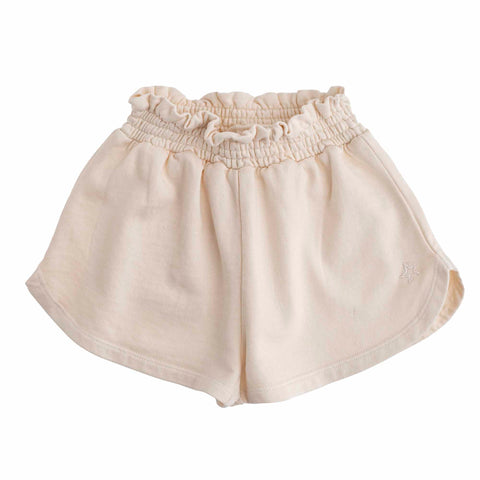 Tocoto Vintage Off White Fleece Baby Shorts