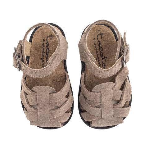 Tocoto Vintage Brown Soft Leather Sandals