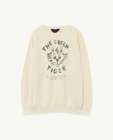 TAO Bear White Tiger Kids Sweatshirt