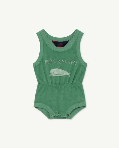 TAO Squirrel Green Dolphin Terry Baby Body