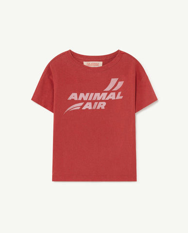 TAO Maroon Animal Air Rooster T-shirt