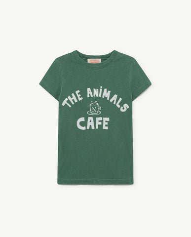 TAO Green Animal Cafe Hippo T-shirt