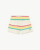 TAO White Stripe Poodle Shorts