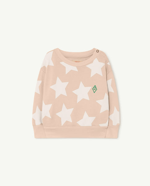 TAO Baby Beige Stars Bear Sweatshirt