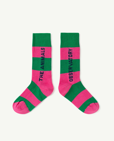TAO Pink Worm Socks