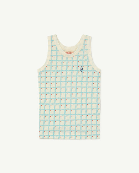 TAO Kids Blue Squares Frog T-shirt